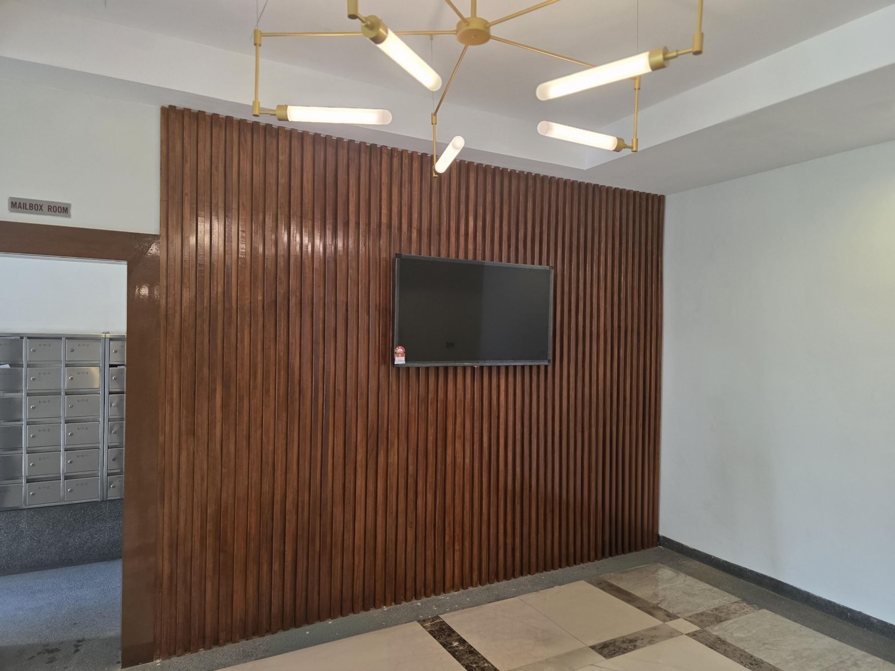 Feature Wall with Display